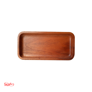 Plateau à boissons et à nourriture en bois détachable, design minimaliste moderne, prêt à l'emploi, pour la maison, l'hôtel, le complexe hôtelier, le restaurant - Product Image 2