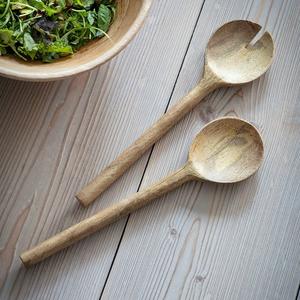 Multifunction Wooden Enamel Salad Server Set Elegant Home Restaurant Tableware Decoration <b>Flatware</b> for Weddings - Product Image 5