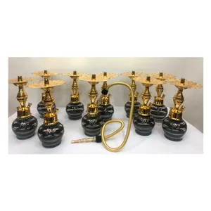 wholesale Smoking Egyptian Shisha Hookah Sheesha Small Bambino Gold Plated Stainless Steel Hookahs at Best Price