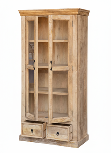 Armario Industrial Moderno de Madera Maciza de Mango con Estantes Ajustables, Diseño que Ahorra Espacio, Construcción Duradera, Fácil Montaje - Product Image 2