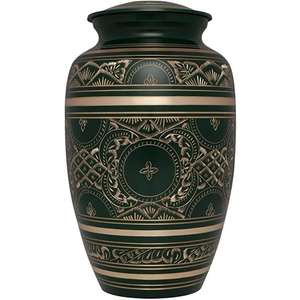 Urne funéraire grecque pour adultes, fournitures funéraires, artisanat, urnes en laiton, urne commémorative pour cendres humaines, urne antique, prix abordable - Product Image 5