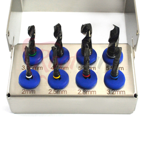 Premium Dental 8 Pieces Electric Implant Drill Kit Black Plasma Coated Metal Steel CE Certified Drill <b>Holder</b> Surgery Instruments - Product Image 4