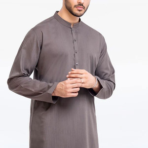 2025 dernière conception XXL Shalwar Kameez respirant coton hommes traditionnel ethnique Style décontracté vêtements meilleure qualité musulman - Product Image 4