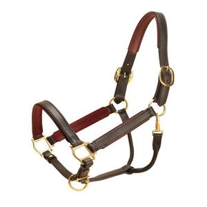 AL RAHMAN TACKS Cheval Halter Cuir véritable Rembourrage souple Dressage Équitation Vente en gros Commande Prix AL-LH-212 équestre - Product Image 1