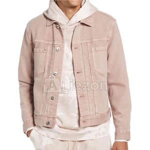 Veste en jean Slim Fit de fabrication professionnelle pour hommes, tenue décontracté, veste en jean personnalisée pour hommes à usage extérieur - Product Image 2