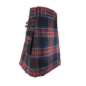 Kilt écossais traditionnel Kilt Tartan lourd avec Sporran et ceinture Élégant Royal Stewart Highland Festival Wear Kilts - Product Image 2