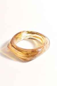 Bracelet en résine de petite taille, élégant et unique, modèle en forme de princesse époxy transparent, design stylisé unique pour la finition artisanale - Product Image 2