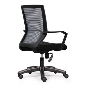 Staff Chair with <b>Mesh</b> Back and <b>Plastic</b> Base for Workshop-Adjustable Height HOM1012-02-Minimalist Design - Product Image 2