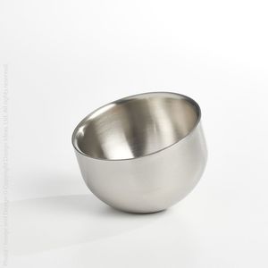 Bol de service en aluminium au design moderne, idéal pour les maisons contemporaines et le service de nourriture élégant - Product Image 1