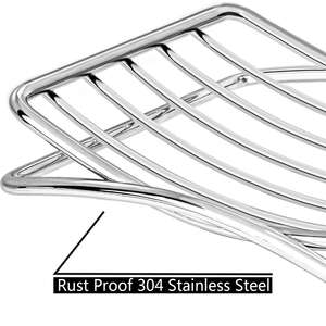 Porte-savon en acier inoxydable pour salle de bain et douche, plateau à savon auto-drainant avec éponge pour évier de cuisine - Product Image 5
