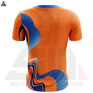 Nouveau design en gros col retourné GSM hommes à manches courtes en coton grande taille décontracté solide imprimé respirant sublimation pour chemise - Product Image 4