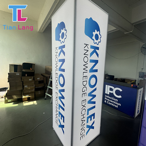 Majiri Ya Kuprinta Murs d'affichage à panneau LED rétroéclairés portables Tumbo La Tumbatu Kwa Mashindano Au Meli pour l'affichage de stand de salon - Product Image 5