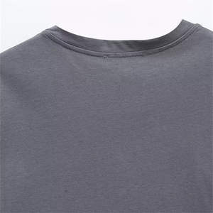 เสื้อยืดพิมพ์ลายสกรีนผ้าไหมสำหรับผู้หญิงเสื้อเชิ๊ตผู้หญิงแบบเรียบระบายอากาศได้ดีออกแบบได้ตามต้องการสำหรับฤดูร้อน - Product Image 4