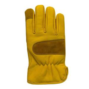 Conduite de sécurité de champ de pétrole de haute qualité avec des conducteurs flexibles en peau de chèvre dans les gants de sécurité d'hiver avec une ligne droite - Product Image 3