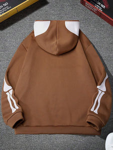 Sweat à capuche pour homme imprimé avec fermeture éclair avec impression personnalisée Sweat à capuche polaire confortable pour homme Sweat à capuche 100% coton - Product Image 3