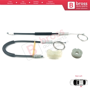 Kit de réparation de lève-vitre BWR535, porte arrière gauche pour 607 9D 9U 1999-2010 922358 - Product Image 3