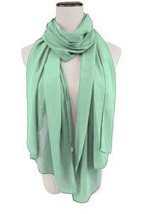 Caftan marocain élégant vert clair pour femmes Hijab de luxe islamique traditionnel ODM à manches longues tenue modeste résistant au soleil - Product Image 4