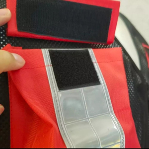 Gilet de sécurité réfléchissant, vêtements de travail haute visibilité, vêtements en maille, gilet de sécurité pour la construction avec fermeture éclair, plusieurs poches - Product Image 4
