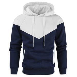 Nouveau Style Mode Streetwear Hiver 410gsm Poids Lourd Brodé Surdimensionné Quarter Zip Hommes Hoodies - Product Image 3