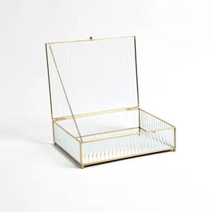 Handmade Rectangular Shape <b>Ring</b> <b>Storage</b> Box Finest Quality Admirable Design Metal and Glass <b>Ring</b> <b>Storage</b> Box - Product Image 6