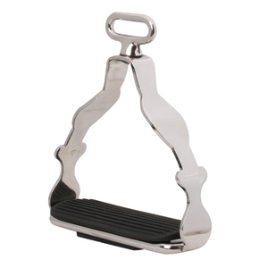Étriers d'équitation espagnols de qualité supérieure, paire, pour la sécurité à l'équitation, design antidérapant, protection de la cheville, équipement durable - Product Image 1
