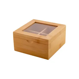 Boîte à thé Bancha en bambou durable pour le stockage des aliments - Product Image 4