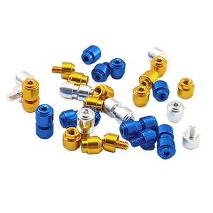 Realizzazione di accessori per coltelli pieghevoli Set di perni per pollice in alluminio personalizzato per coltello Bugout 535 da banco - Product Image 1