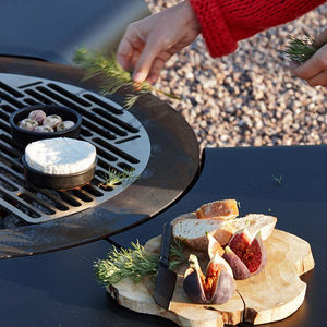 Multifunctional <b>Round</b> Outdoor <b>Fire</b> <b>Pit</b> Table, Unique Bonfire Table with <b>Fire</b> Feature for Outdoor Entertainment - Product Image 5