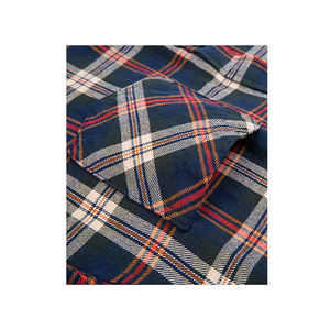 Best Selling Unique Color <b>Plaid</b> Cotton Flannel <b>Shirt</b> Knitted Ski Snowboarding Apparel with Custom Logo and Button Holes - Product Image 3