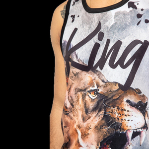 Camiseta sin mangas para hombre con logotipo personalizado OEM, chaleco de sublimación de poliéster de Color puro, camiseta en blanco para impresión personalizada - Product Image 4