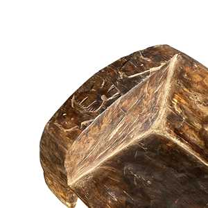 Naga Tribal Solid Wood <b>Bench</b> with Rustic Design Modern Garden/Park/Bedroom <b>Bench</b> for Outdoor Use Durable Wood <b>Plastic</b> Material - Product Image 2