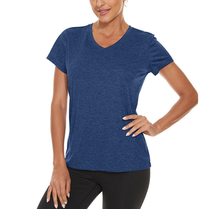 Nouveauté T-shirts d'été pour femmes T-shirts à manches courtes à séchage rapide Chemises décontractées basiques T-shirts de course pour femmes - Product Image 5