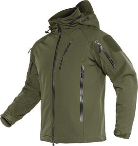 Double Hooded and <b>Turtle</b> <b>Neck</b> Windproof Jacket Cheap Price Wholesale Softshell Soft Shell Men's Waterproof <b>Top</b> Sale Jacket Men - Product Image 3