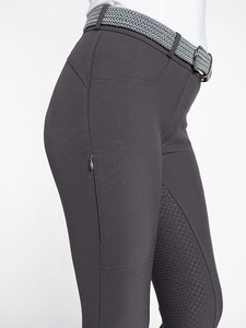 <b>Womens</b> Equestrian Breeches Full Seat Silicone Grip | Stylish Jodhpur Pants Side Zip Pockets | Breathable Durable High Quality - Product Image 4