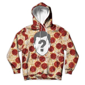Moda cara personalización Sudadera con capucha Unisex divertida personalidad pulóver abrigo personalizado exclusivo Logo Humor Pizza fotos sudaderas con capucha - Product Image 2