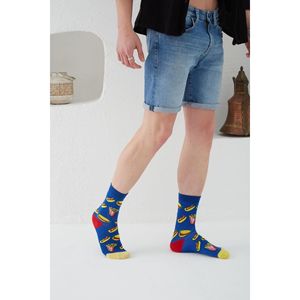 Calcetines de Nailon y Seda Coloridos con Estampado de Hamburguesa y Salchicha, Transpirables, Ligeros, con Logotipo Personalizado, Talla Única para Uso Diario en Primavera - Product Image 3