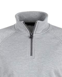 <b>Men</b> <b>Quarter</b> <b>Zip</b> <b>Fleece</b> Sweatshirt Warm Casual Pullover Long Sleeve Soft Cotton Blend Top Winter Wear OEM Custom Logo Available - Product Image 5