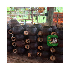 Gobelet en coque de noix de coco naturelle fait à la main, gobelet écologique pour boire du thé, des céréales, des boissons, usage quotidien à la maison, fabriqué au Vietnam - Product Image 5