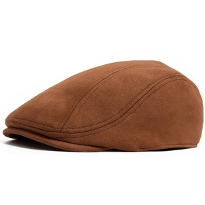 Otoño Invierno NewNBeret Vintage Newsboy sombrero con 54-58cm circunferencia de la cabeza Casual gorra de visera plana para Hombres Mujeres para la playa - Product Image 4