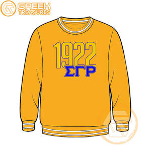 Sudadera de lana de algodón Sigma Gamma Rho personalizada de alta calidad, Jersey bordado, chaqueta para mujer, ropa griega, estilo de hermandad - Product Image 3