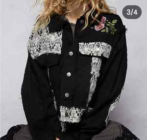 Chaqueta vaquera MOQ más bajo servicios OEM Chaqueta vaquera para mujer con calidad superior Precio barato Logotipo propio Instalaciones impresas 2025 - Product Image 4