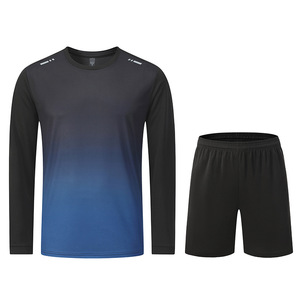 Conjuntos de ropa deportiva de verano para hombre, camisetas informales de manga corta de algodón 100% de lona transpirable para entrenamiento físico y correr, 3D - Product Image 6