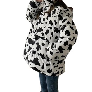 Personnaliser Sublimation Imprimé Puffer Femmes Veste Top Qualité Fermeture Éclair Puffer Veste Tendance À Capuche Coupe-Vent Veste D'hiver - Product Image 1