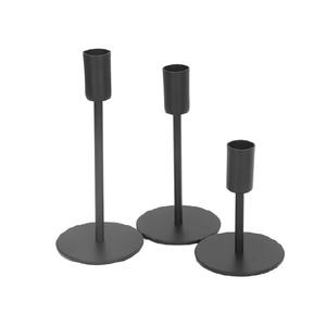 Candle Stand in Metal Base with Iron Rod Design Perfect for Handmade Containers and Candle Jars Ideal for Home Decor - Product Image 1