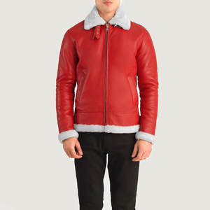 Meilleure vente Veste en cuir pour hommes de haute qualité pour l'hiver Style de rue populaire vente en gros prix en ligne - Product Image 1