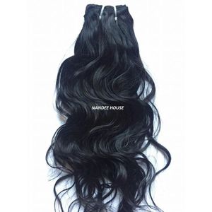 Cheveux humains indiens bruts de temple, ondulés, 30 pouces, sans nœuds, donneur unique - Product Image 1