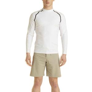TOP Men Athletic Quick Dry <b>Beach</b> Wear 100% Polyester Men Rash Guard <b>Long</b> Sleeve Printed Breathable Manufacturing Men Rush Guard - Product Image 1