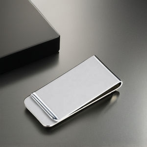 Atacado Silver Clip Metal grampo do dinheiro Slim Pocket Money Clip para ele e ela - Product Image 4