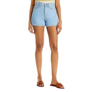 Comprar pantalones cortos de mezclilla rasgados informales transpirables de tiro alto personalizados para hombre Pantalones vaqueros rectos con bolsillos 2026 - Product Image 1