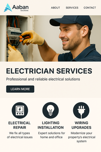 Веб-сайт услуг электрика профессиональные веб-эксперты США, предоставляющие доступные и функциональные бизнес-решения онлайн - Product Image 4
